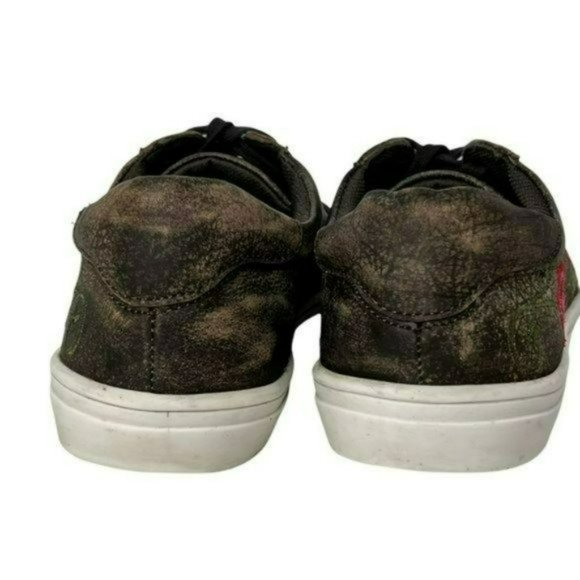 Roper Brown Madeline Embroidered Floral Western Country Boho Sneakers Size 10 - Picture 7 of 14